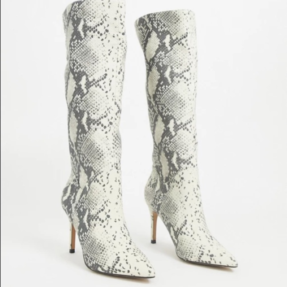 Steve Madden Kinga Snake Knee High Boot